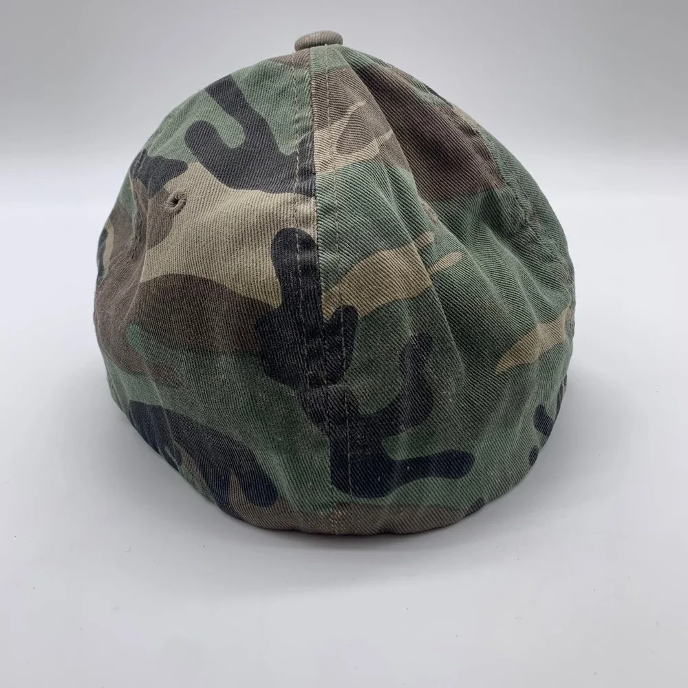 Kauai Backcountry Adventures Flexfit Hat L/XL Camo Woodland Embroidered Cap